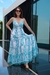 Vestido Longo Casual Azul Serenity