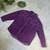 Campera ZARA corderoy violeta