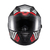 Capacete TEXX Fechado Wing Grid Preto Vermelho Branco - comprar online