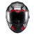 Capacete TEXX Fechado Wing Grid Preto Vermelho Branco - comprar online