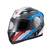 Capacete TEXX Escamoteável Gladiator V3 Reisen Azul Vermelho Branco Brilho - comprar online