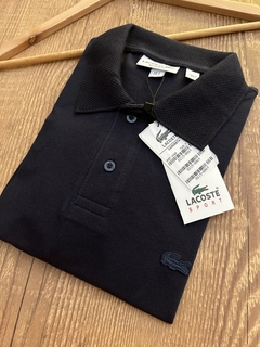 Camisa Gola Polo Monocromática Lacoste na internet