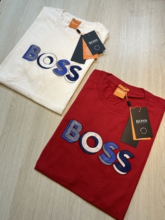 Camiseta Masculina Boss Premium Bordado 3D