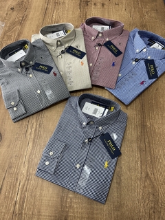 Camisa Social Micro Xadrez Polo Ralph Lauren - comprar online