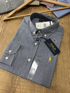 Camisa Social Micro Xadrez Polo Ralph Lauren na internet