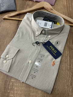 Imagem do Camisa Social Micro Xadrez Polo Ralph Lauren