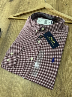 Camisa Social Micro Xadrez Polo Ralph Lauren - comprar online