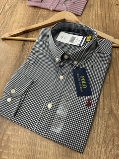 Camisa Social Micro Xadrez Polo Ralph Lauren na internet