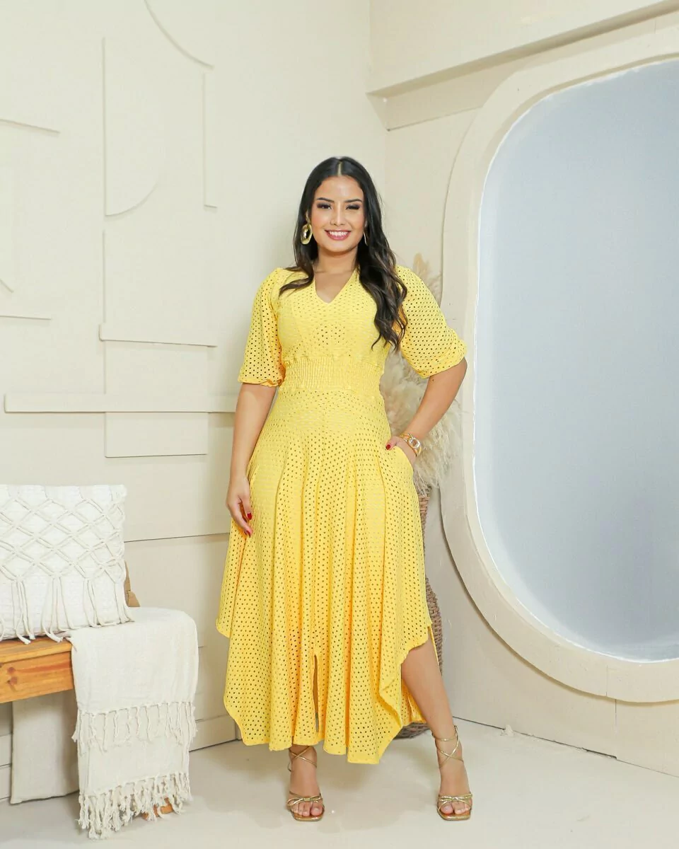 Vestido Neide Amarelo