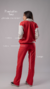 Pantalón Ana rojo - tienda online
