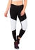 Calça Detalhes e Faixas Branco Legging Fitness Preto | REF: LC43 - Dono de Tudo