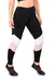 Calça Com Detalhes Chocolate e Branco Legging Fitness Preto | REF: LC47 - Dono de Tudo