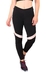 Calça Detalhe Branco Com Chocolate Legging Fitness Preto | REF: LC51 - Dono de Tudo