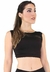 Cropped Fitness Preto Basic Detalhe Busto Top | REF: CC24 - comprar online