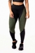 Calça Legging com Preto Cintura Alta Fitness Academia Verde Militar | REF: SV6