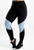 Calça Preto com Azul Legging Metamorfose | REF: MTF2 - loja online