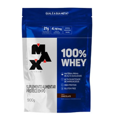 100% Whey Protein Refil 900g - Max Titanium