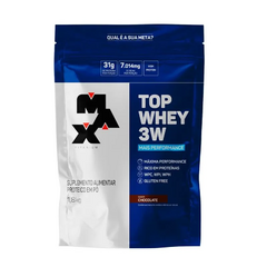 Top Whey 3W + Performance Refil 1,8KG - Max Titanium - comprar online