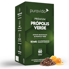 Propólis Verde 60 Cápsulas - Puravida