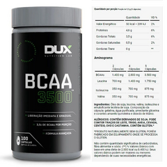 BCAA 3500 100 Cápsulas - Dux Nutrition - comprar online