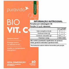 Bio Vit C+ 60 Cápsulas - Puravida - comprar online