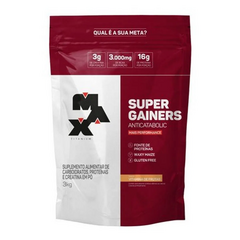 Super Gainers Refil 3Kg - Max Titanium - Win Supplement Center