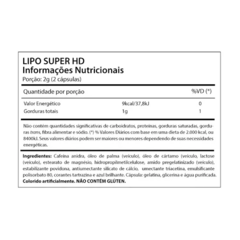 Lipo Super HD (60 cápsulas) - Cell Force - comprar online