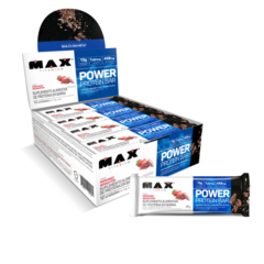 Power Protein Bar 41g (12 Unidades) - Max Titanium