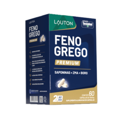 Feno Grego Premium Testofen Saponinas + ZMA + Boro 60 Caps - Lauton