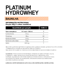 Platinum Hydro Whey 1,6Kg - Optimum Nutrition - loja online