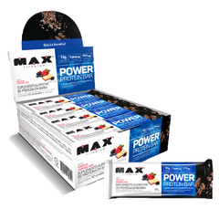 Power Protein Bar 41g (12 Unidades) - Max Titanium - loja online