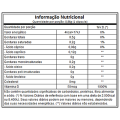 Vit D3 120 Cápsulas - Essential Nutrition - comprar online