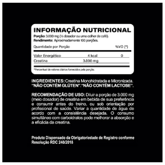 Creatina 100% Pura 300g - XPRO Nutrition - comprar online