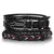 Pulseira Masculina Bracelete De Bolinhas Couro Rosa dos Ventos Bússola Tribal Homem Estilo Casual Moda Atual Presente Conjunto kit 04 Ajustável na internet