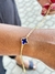 Pulseira ~ Trevo pedra Azul - loja online