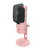 Microfone Gamer Condensador RGB [Rosa] - loja online