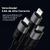 Cabo USB 3 em 1 V8, Tipo C, Lightning 1,2 metros BASEUS - comprar online