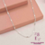 Colar Choker Elos com Canutilho - Tam 30cm + 10cm Extensor - Banhado a Prata 925 Peso: