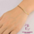 Pulseira fita 2mm - Tam: 15cm + 5cm de extensor - Banhada a Ouro 18K Peso: 20g - comprar online