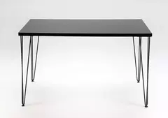 Conjunto Mesa de Jantar Retangular 130 x 77 cm | Estilo Industrial Pés Hairpin na internet