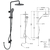 GENEBRE OSLO BLACK SET COLUMNA FIJA C/KIT (1744 41) - comprar online