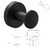 GENWEC NIMBUS PERCHA SIMPLE BLACK (GW05 70 04 03) - comprar online