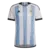 Camisa Adidas Argentina I Home Copa do Mundo Catar 2022 Torcedor Masculino - Branca com Azul