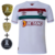 Camisa Umbro Fluminense II Away 2023/24 + Patchs de Campeão Conmebol Copa Libertadores 2023 - Torcedor Masculino - Branca