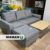 SOFA ESQUINERO GOLD GRIS CLARO C/ PATAS DE MADERA LANUS CONFORT - Moran 23