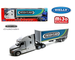 Freightliner Cascadia with Custom “CASCADIA” Container – Transporter 1/32 - comprar online