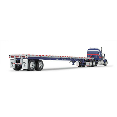 Liberty Kenworth W900A With Aerodyne Sleeper & 53' Wilson Roadbrute Flatbed Trailer en internet