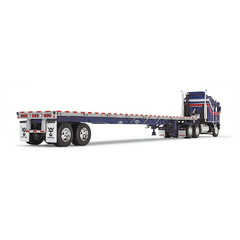 Liberty Kenworth K100 COE Aerodyne Sleeper & 53' Wilson Roadbrute Flatbed Trailer en internet