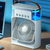 Mini Umidificador Climatizador Ventilador Ar Agua Led USB Linha Premium - comprar online
