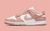 Tênis dunk rosa e branco - comprar online
